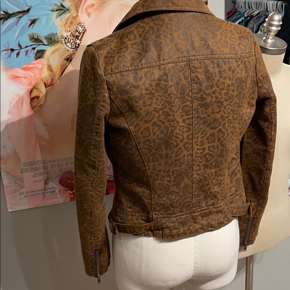 Kut from the Kloth Jacket Leopard Bomber Small - Picture 4 of 6